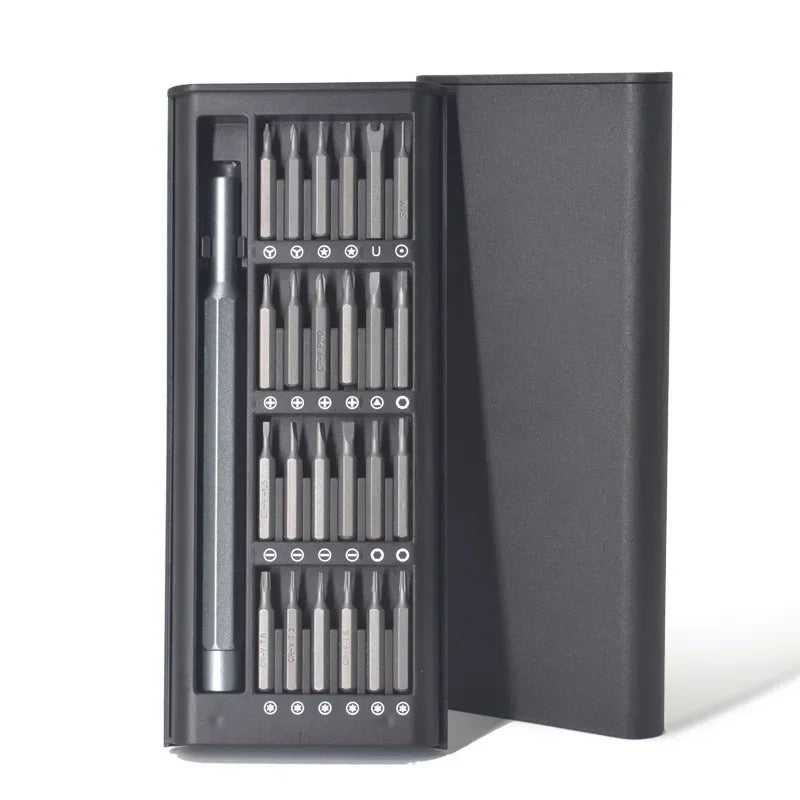 Precision Screwdriver Set 25 in 1 Screw Driver Se Hexagonal Flat Head Magnetic Screwdriver Head for Iphone PC Watchcameraglasses