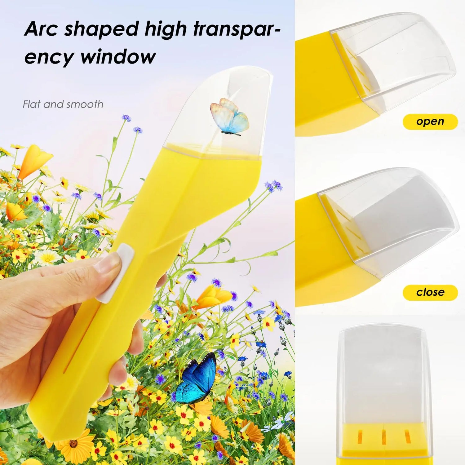 Insect Catcher for Kids Indoor, Contactless Humane Bug Catching Tool for Exploring Nature Gifts Fly Traps Outdoor